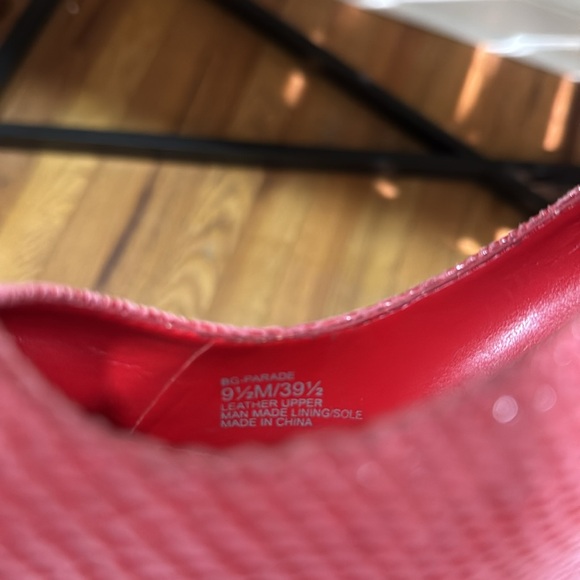 BCBGeneration Red Leather Heels - Picture 6 of 6